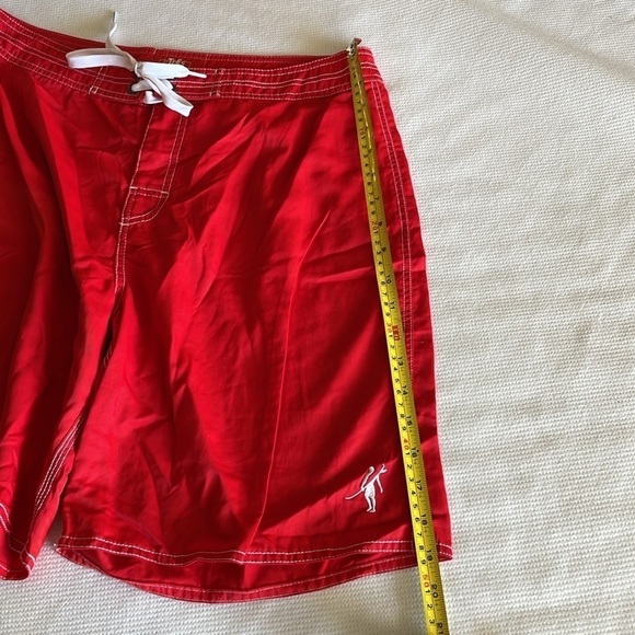 Toes on the Nose Mens Board shorts size 34 / red / EUC - Picture 8 of 9